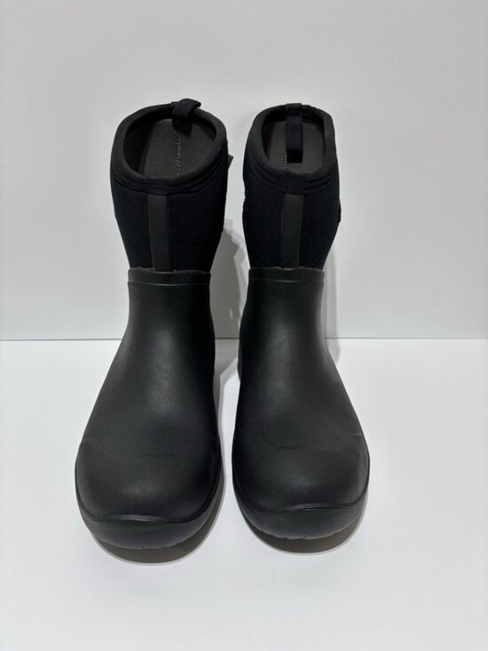 Bogs Men’s Bozeman Mid Insulated Waterproof Winter Boots Black, Size 13 M